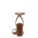 Brynn Sandal - Walnut Leather 4 Block