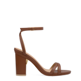 Brynn Sandal - Walnut Leather 4 Block