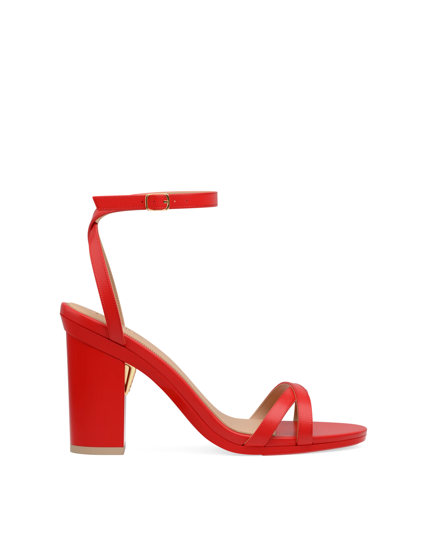 Block Heel Kit 4 Cherry Red