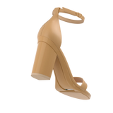 Stelo - Camel, alternate view. Pashion convertible heels go from heel to flat and are customizable with interchangeable heel kits.