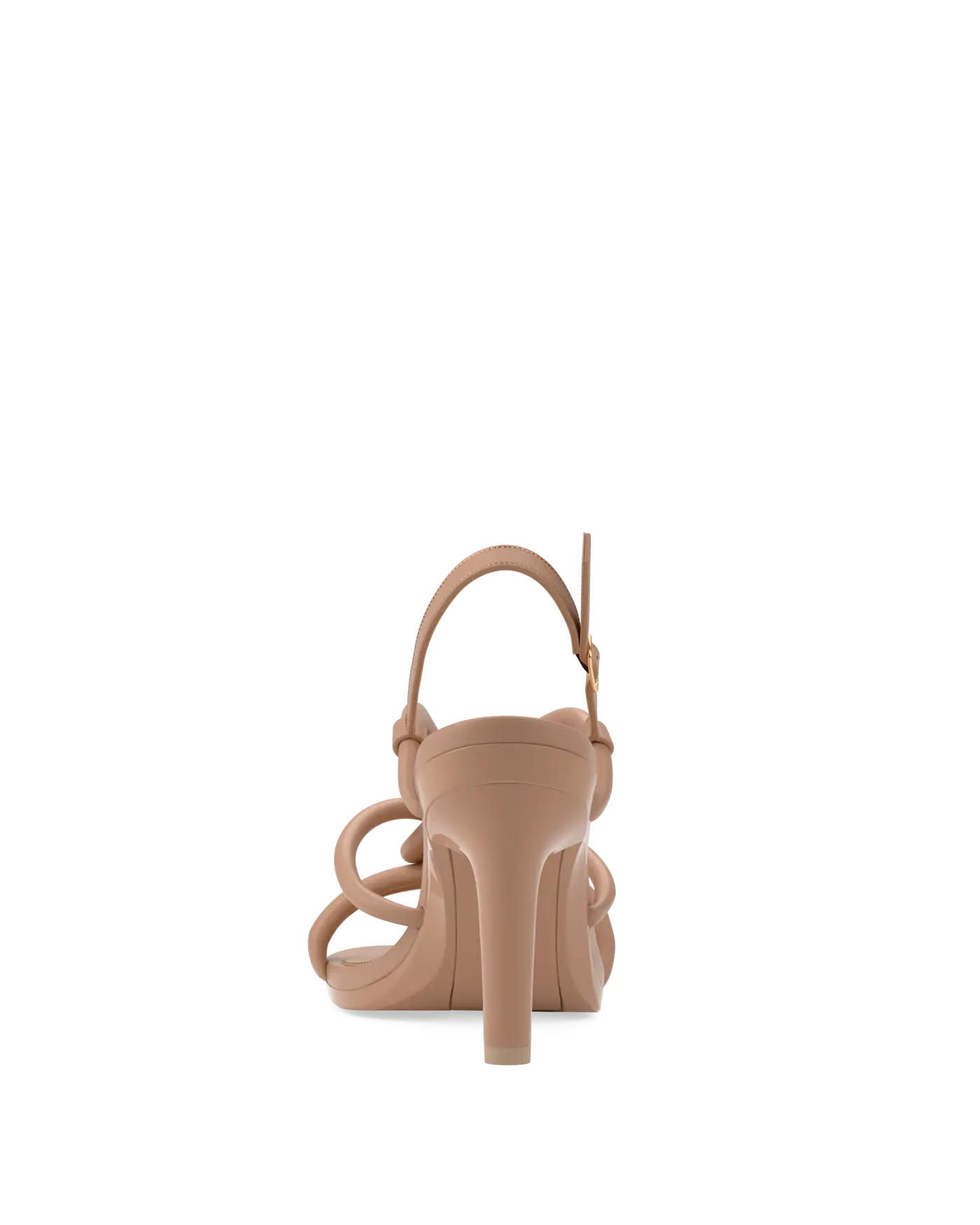 Capri Sandal - Latte Vegan Leather 4 Stiletto