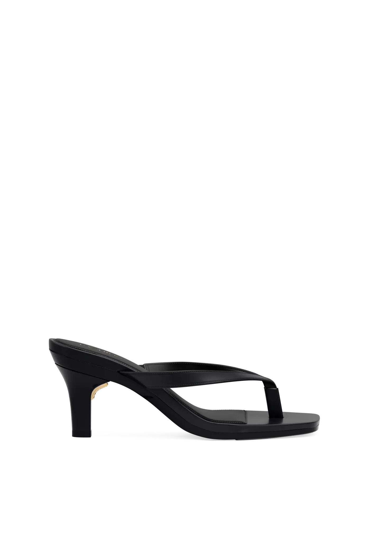 The Carmen - Coal Vegan Leather 3 Stiletto