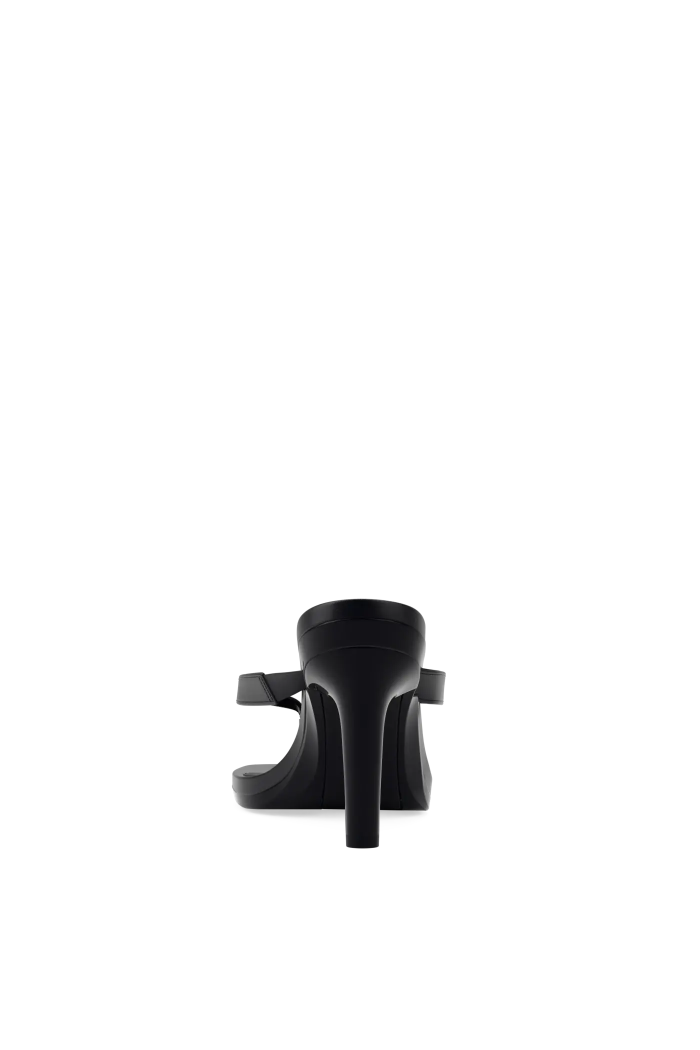 The Carmen - Coal Vegan Leather 4 Stiletto
