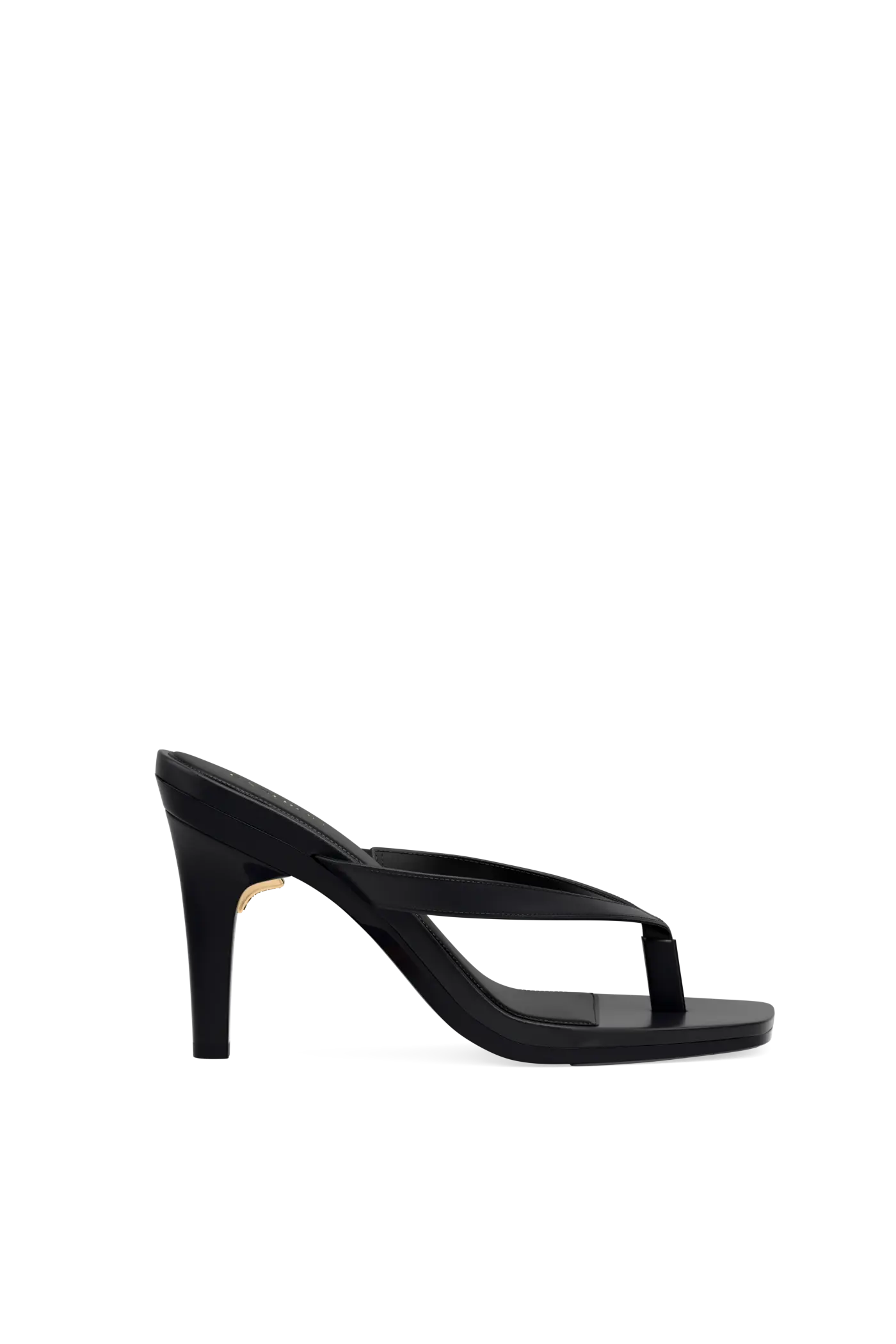 The Carmen - Coal Vegan Leather 4 Stiletto