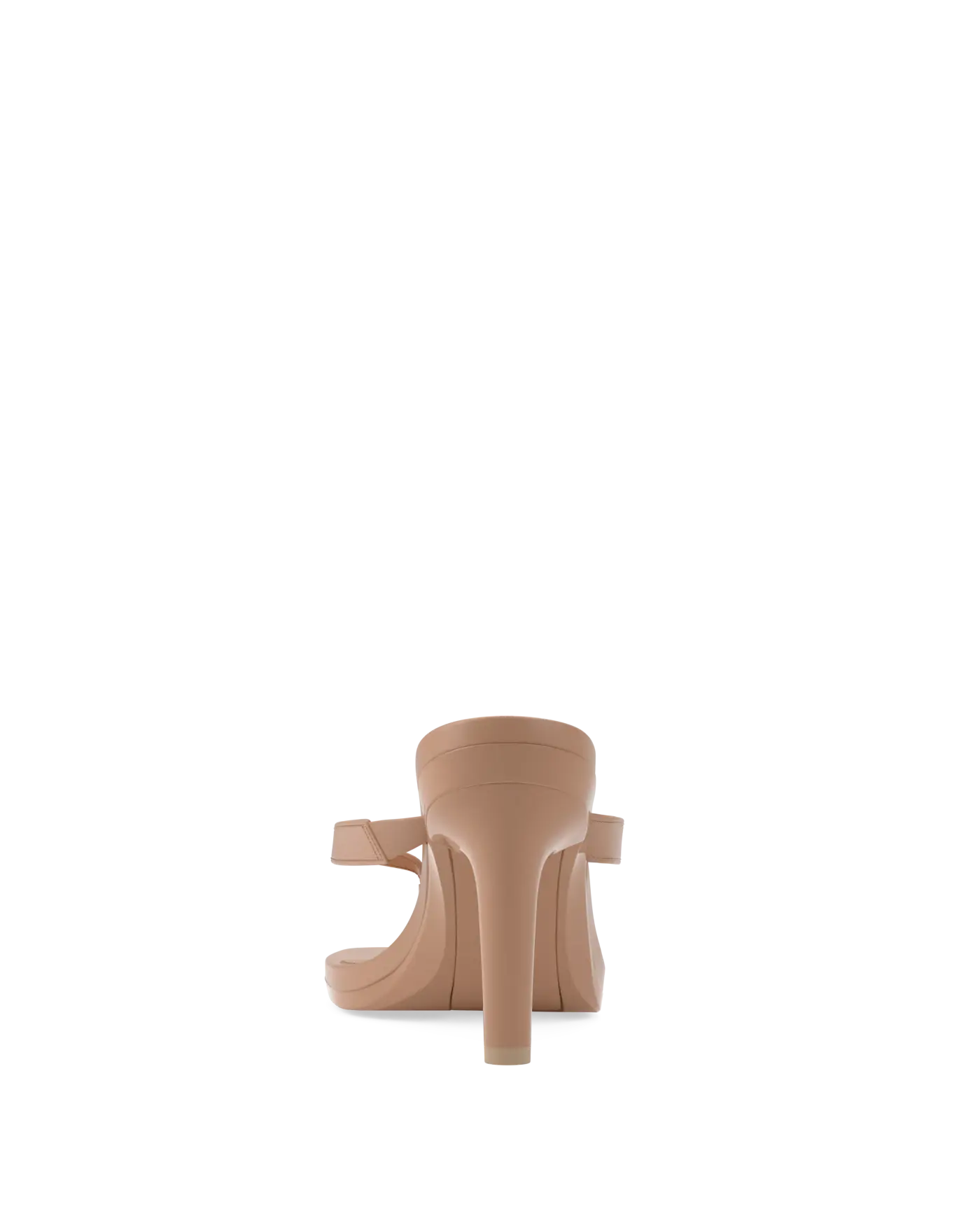 tan open toe thong style high heel convertible sandal with stiletto heel