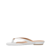 white open toe thong style high heel sandal 