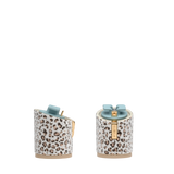 Cylinder Block Heel Kit 3 Cheetah Rhinestone, 3-inch interchangeable cylinder block heel. Pashion convertible heels go from heel to flat and are customizable with interchangeable heel kits.