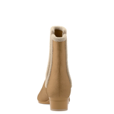 Chelsea Ankle Boot - Camel Suede Sherpa