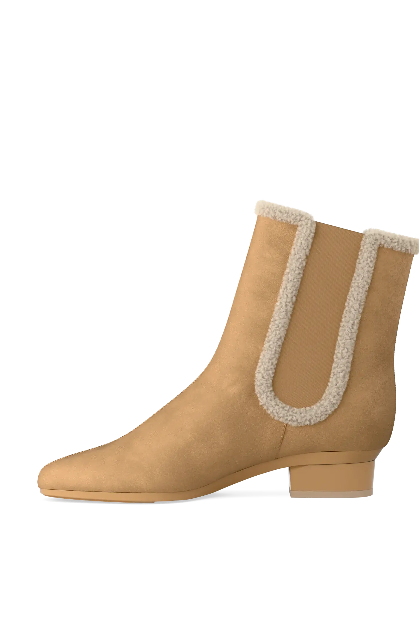 The Chelsea - Camel Suede Sherpa