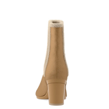 Chelsea Ankle Boot - Camel Suede Sherpa 3 Block