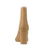 Chelsea Ankle Boot - Camel Suede Sherpa 4 Block
