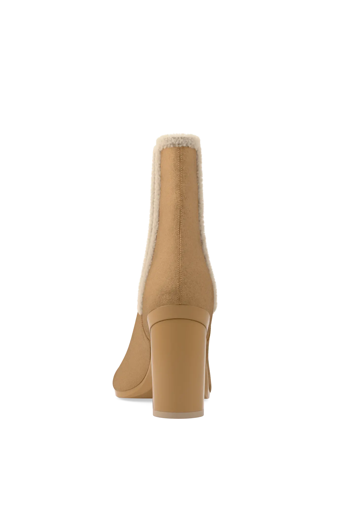 The Chelsea - Camel Suede Sherpa 4 Block