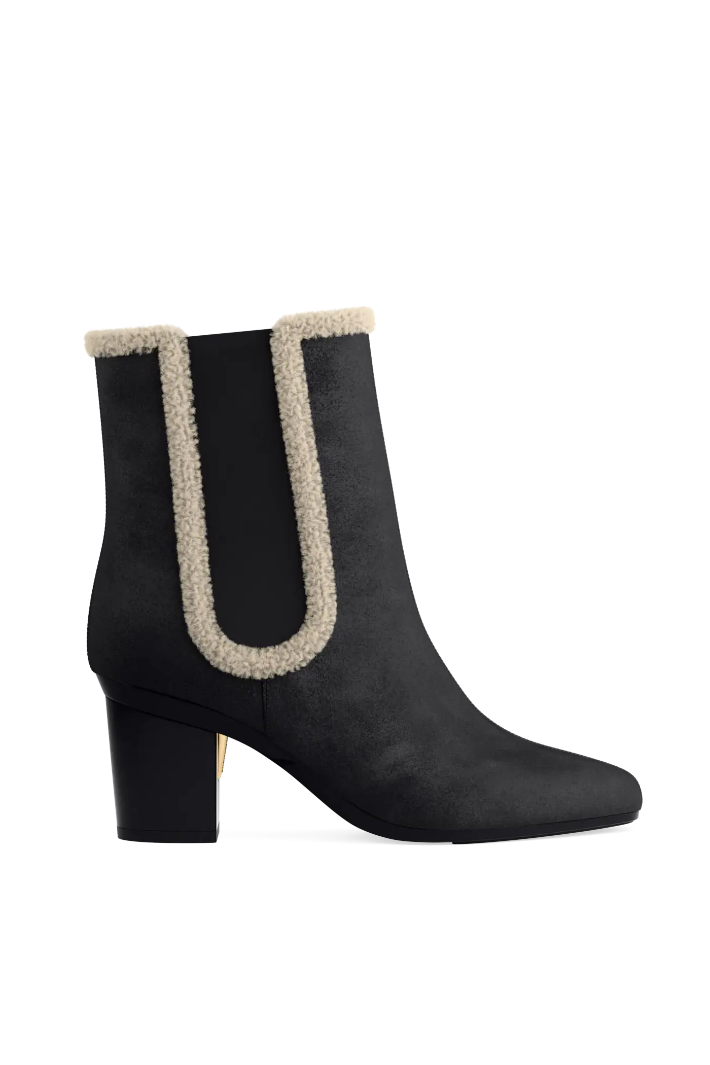 The Chelsea - Coal Suede Sherpa 3 Block