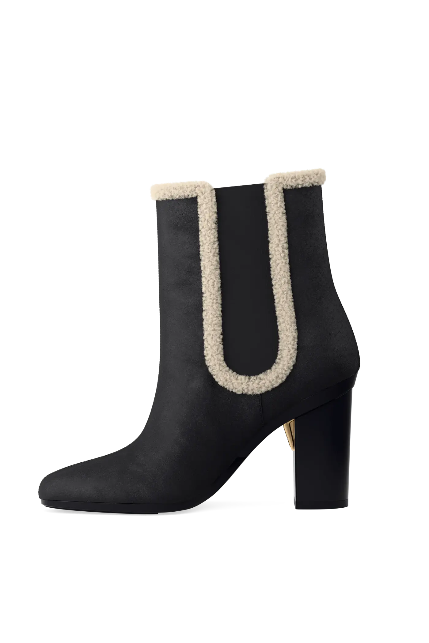 The Chelsea - Coal Suede Sherpa 4 Block