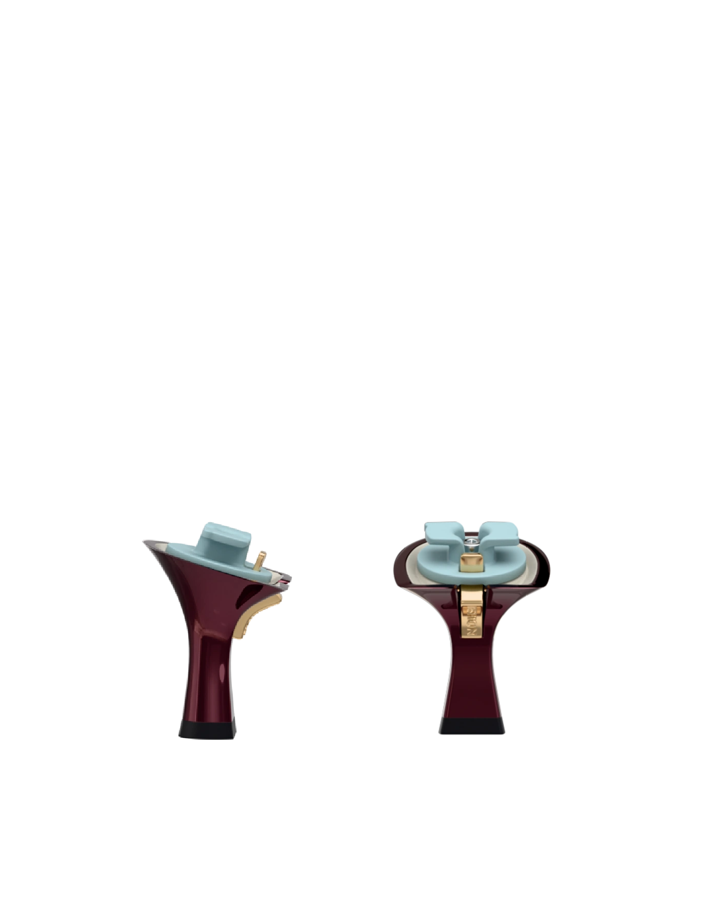 Flare Stiletto Heel Kit 3 Cherry Mocha Metallic