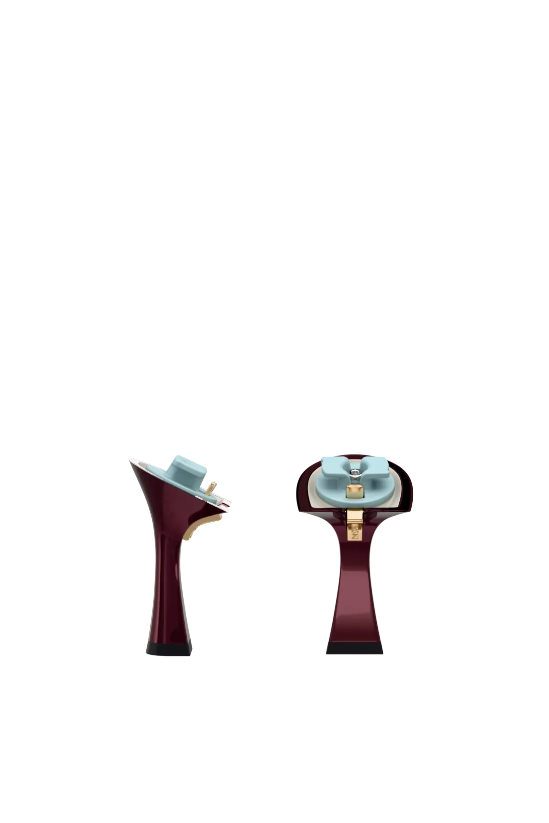 Flare Stiletto Heel Kit 4 Cherry Mocha Metallic