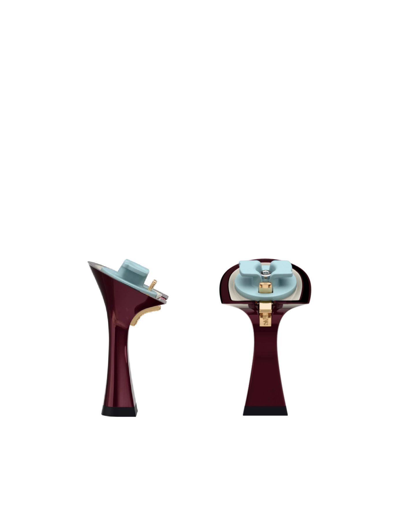Flare Stiletto Heel Kit 4 Cherry Mocha Metallic