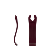 Stelo - Cherry Mocha, product view. Pashion convertible heels go from heel to flat and are customizable with interchangeable heel kits.