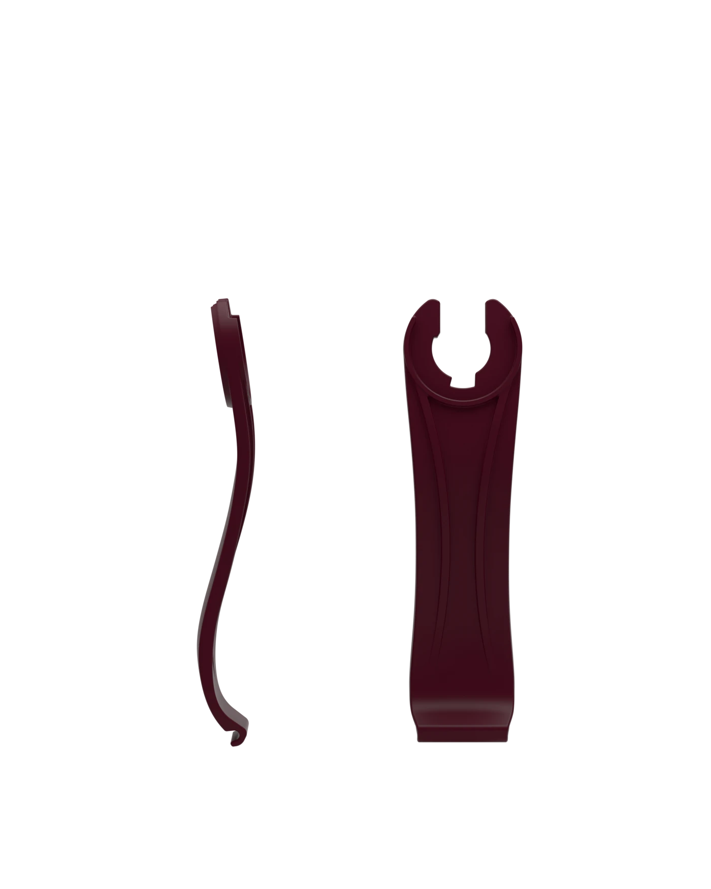 Stelo - Cherry Mocha, product view. Pashion convertible heels go from heel to flat and are customizable with interchangeable heel kits.