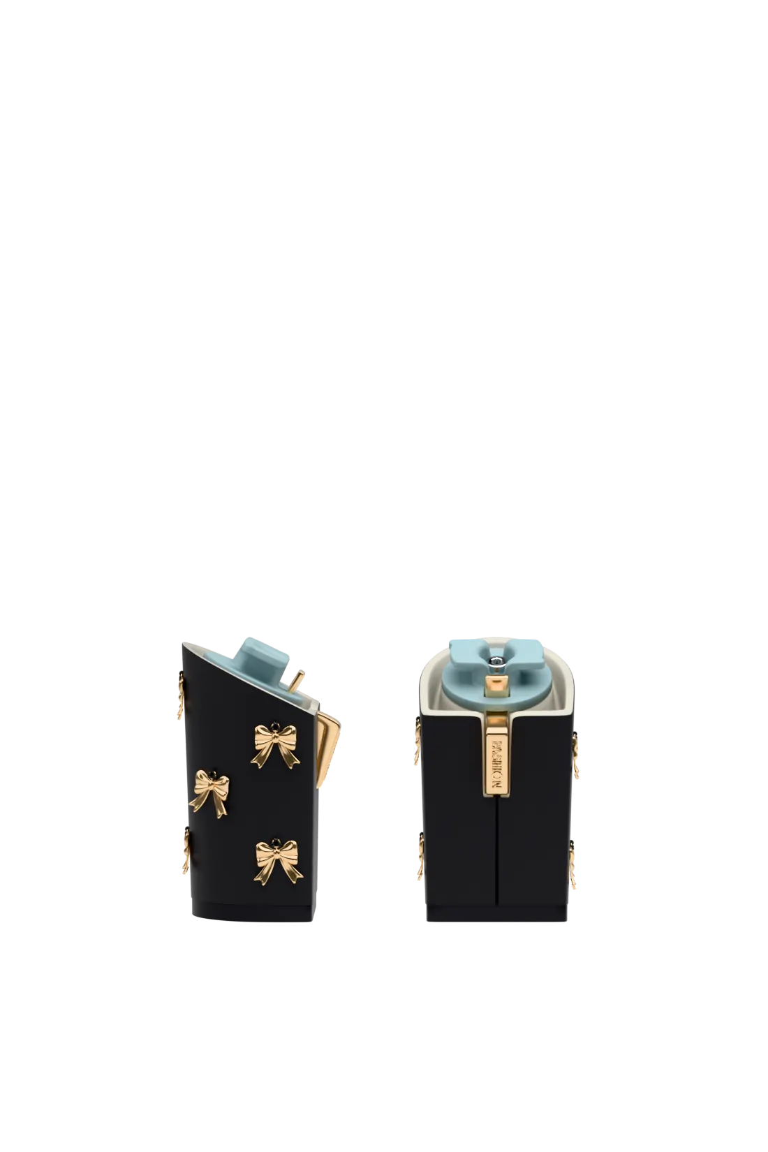 Block Heel Kit 4 Coal Bow Charm