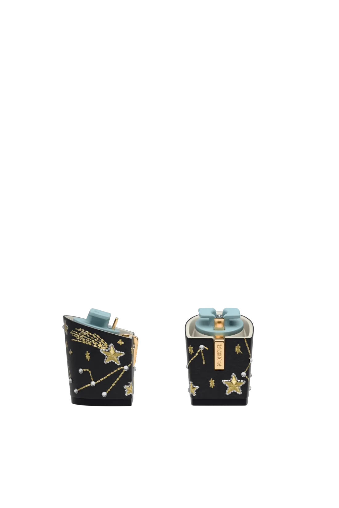 Block Heel Kit 3 Coal Constellation Embroidery