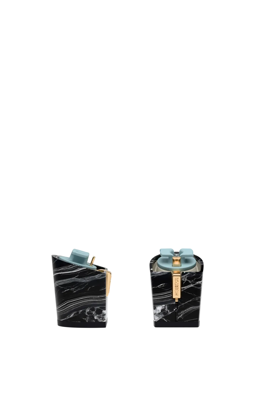 Block Heel Kit 3 Coal Marble