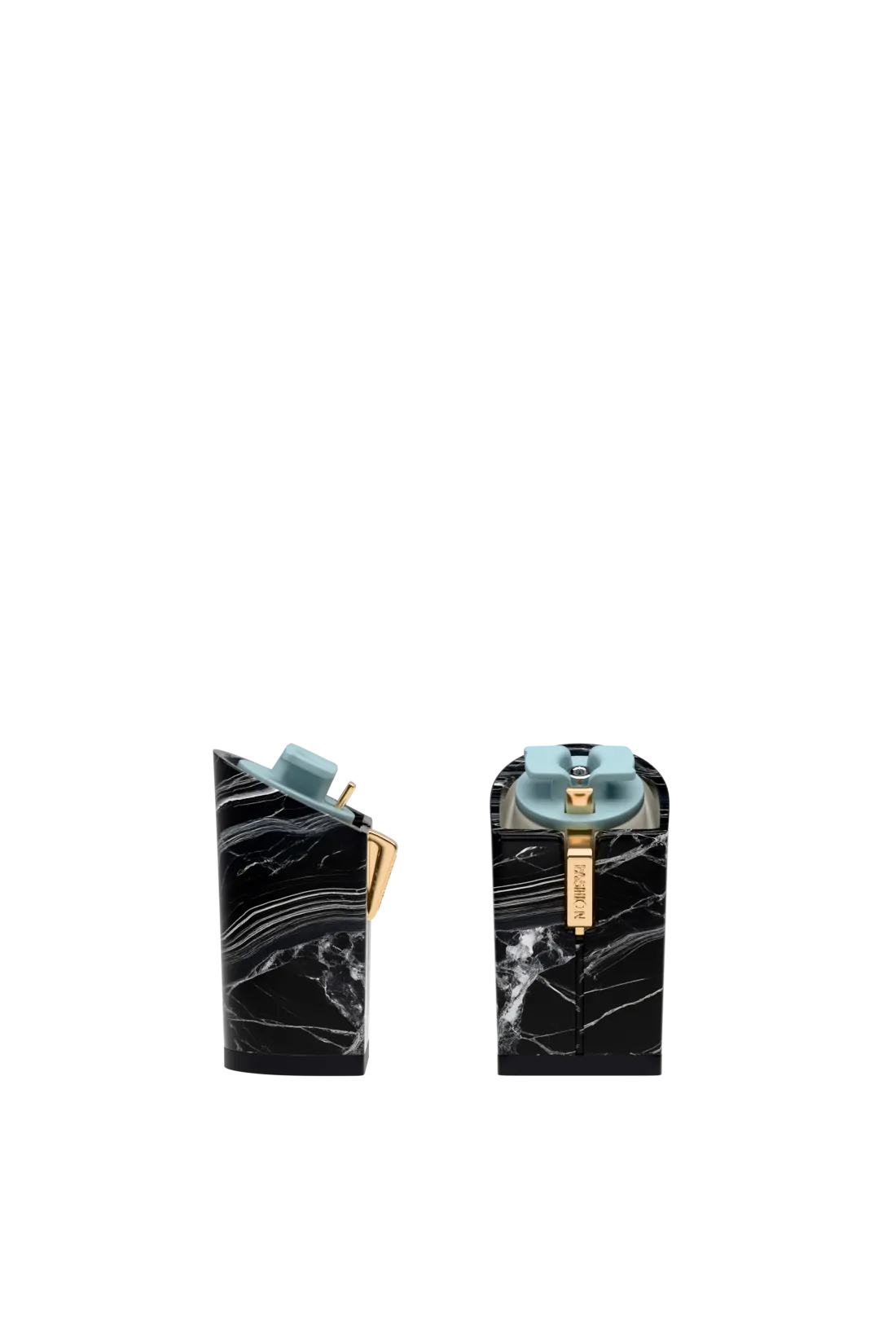 Block Heel Kit 4 Coal Marble