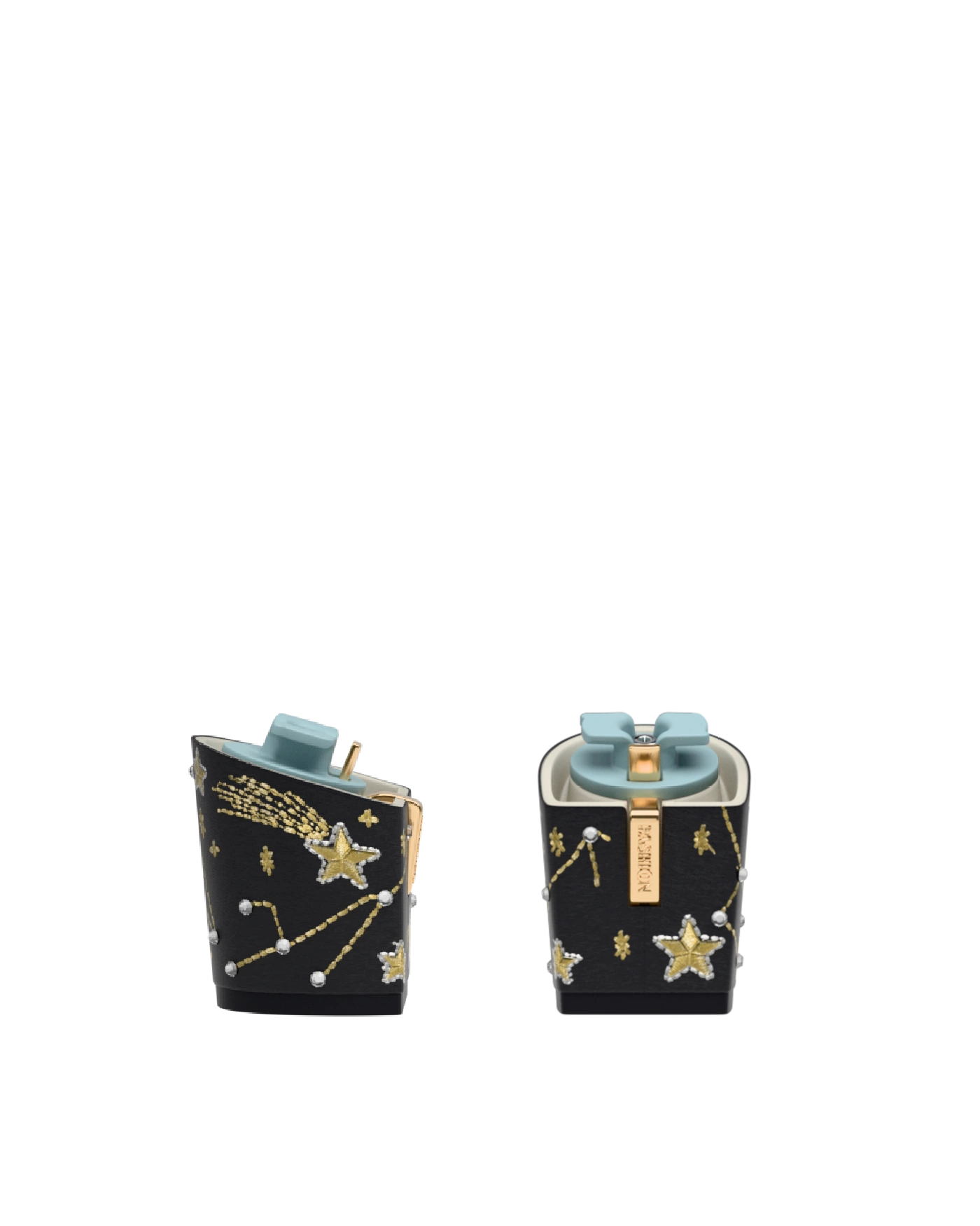 Block Heel Kit 3 Coal Constellation Embroidery, 3-inch interchangeable block heel. Pashion convertible heels go from heel to flat and are customizable with interchangeable heel kits.