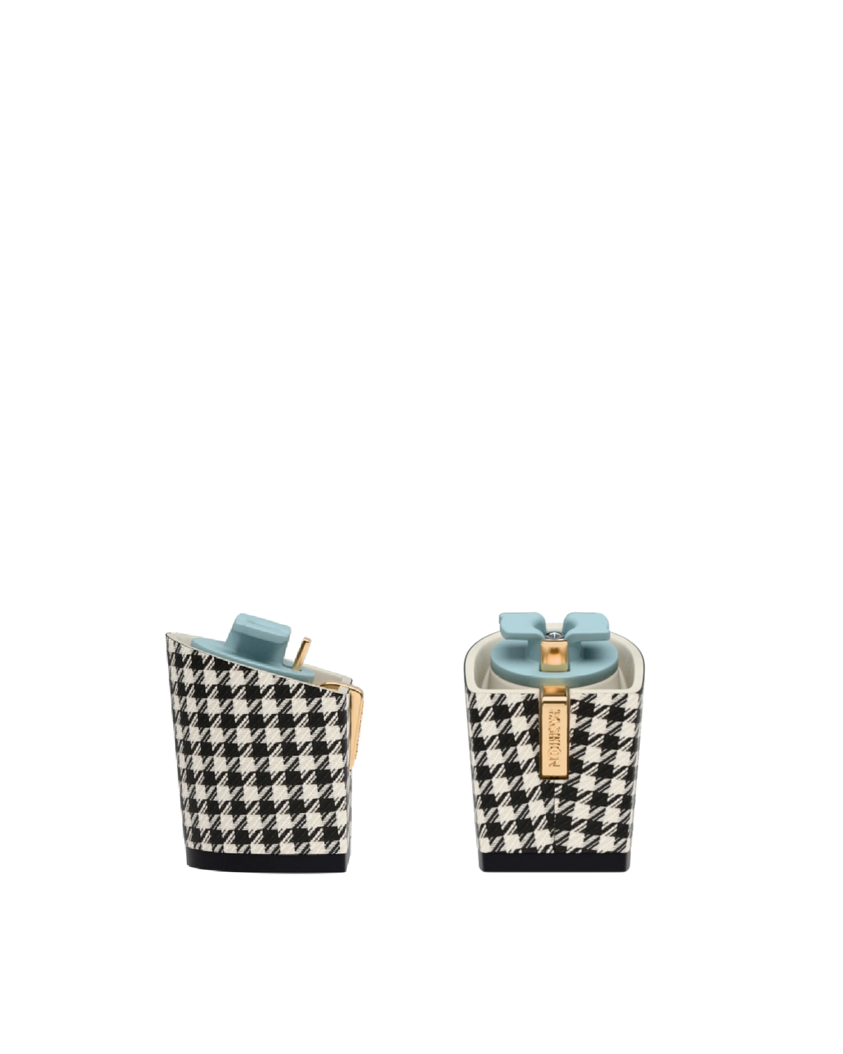 Block Heel Kit 3 Coal Houndstooth, 3-inch interchangeable block heel. Pashion convertible heels go from heel to flat and are customizable with interchangeable heel kits.