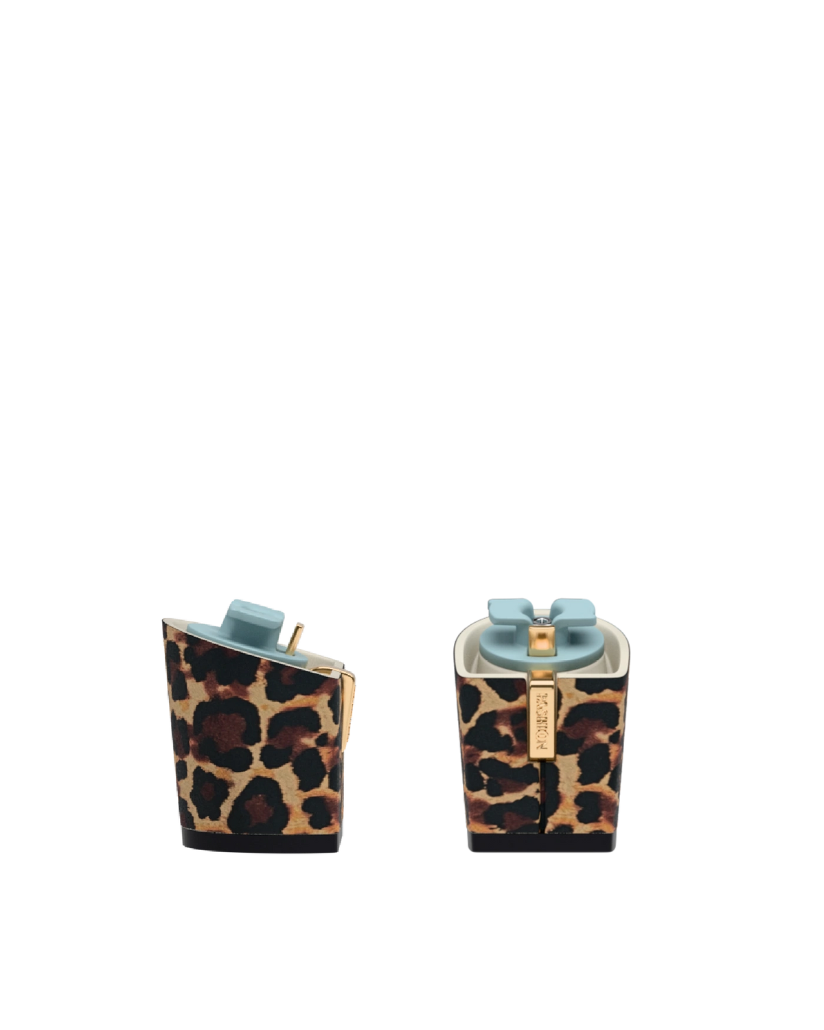 Block Heel Kit 3 Coal Leopard Suede, 3-inch interchangeable block heel. Pashion convertible heels go from heel to flat and are customizable with interchangeable heel kits.