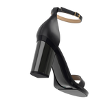 Stelo - Coal Metallic, alternate view. Pashion convertible heels go from heel to flat and are customizable with interchangeable heel kits.
