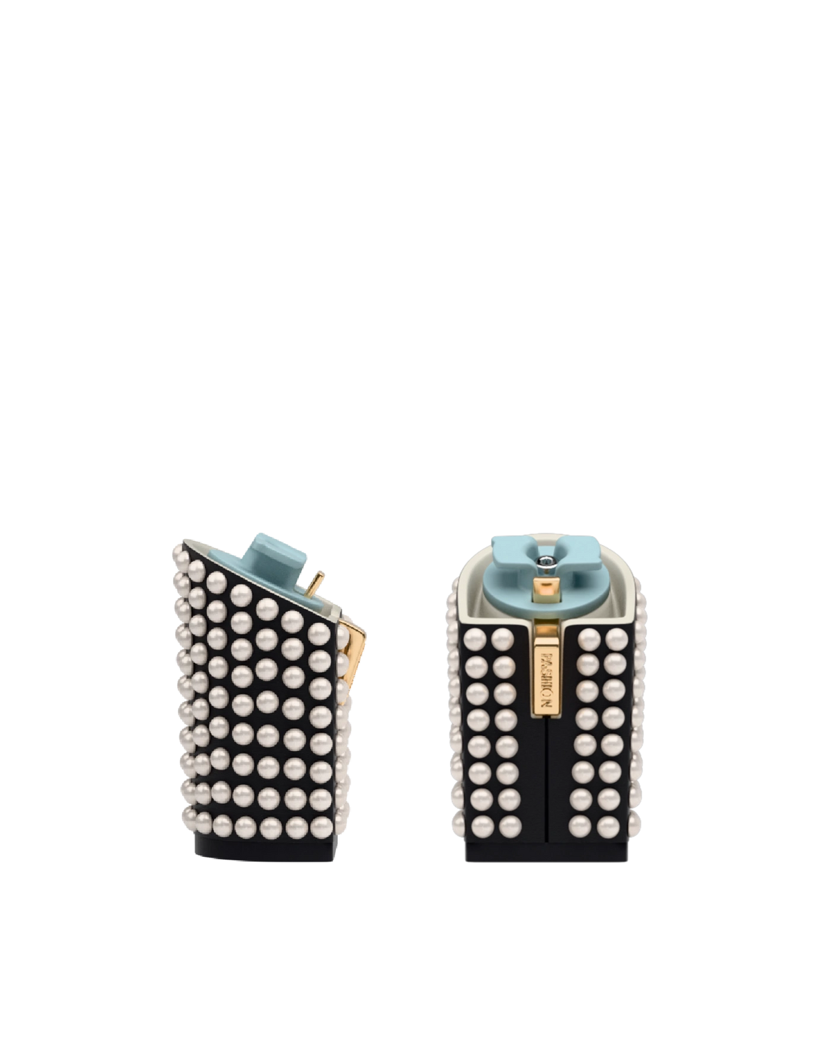 Block Heel Kit 4 Coal Pearl Drop, 4-inch interchangeable block heel. Pashion convertible heels go from heel to flat and are customizable with interchangeable heel kits.