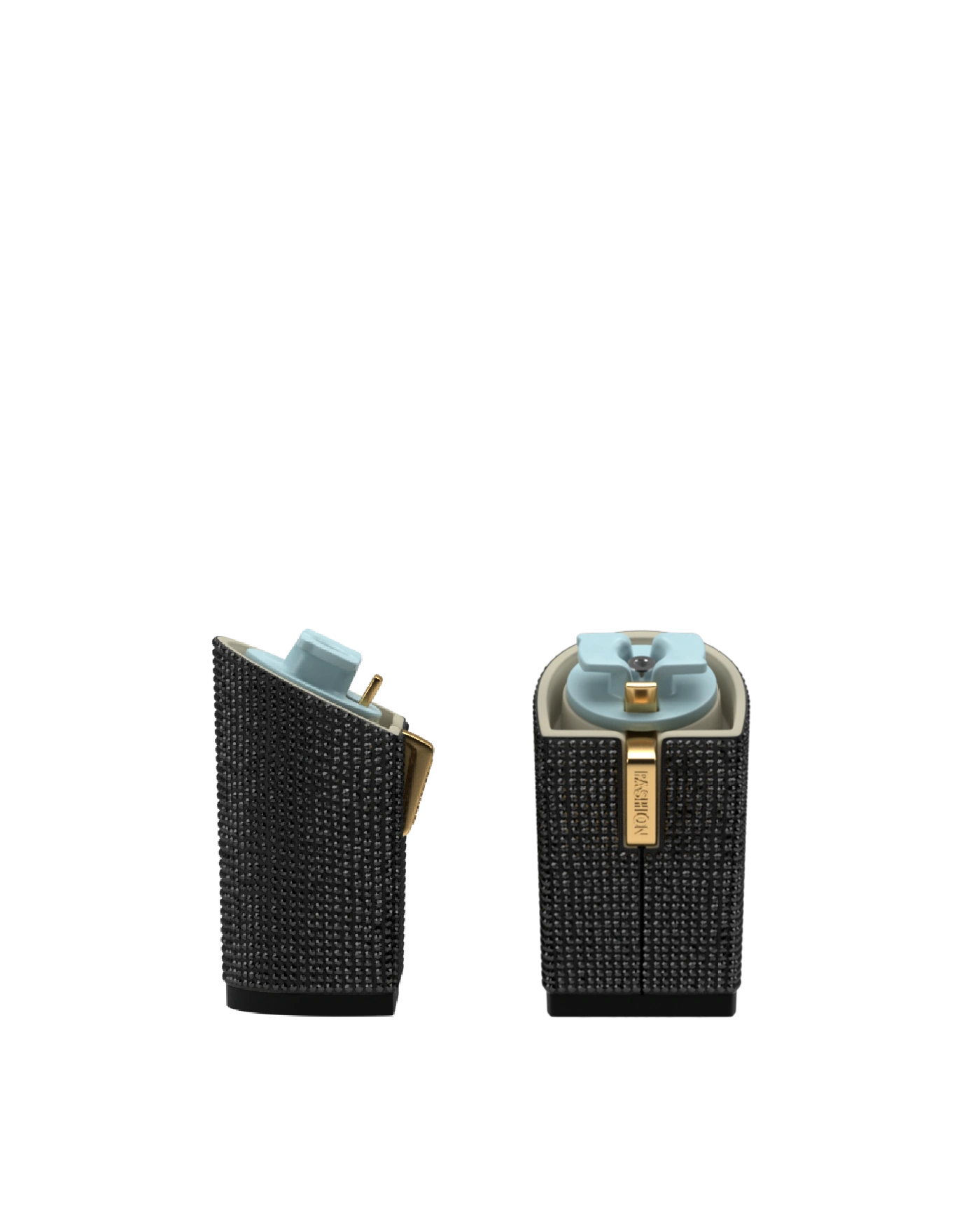 Block Heel Kit 4 Coal Black Rhinestone, 4-inch interchangeable block heel. Pashion convertible heels go from heel to flat and are customizable with interchangeable heel kits.