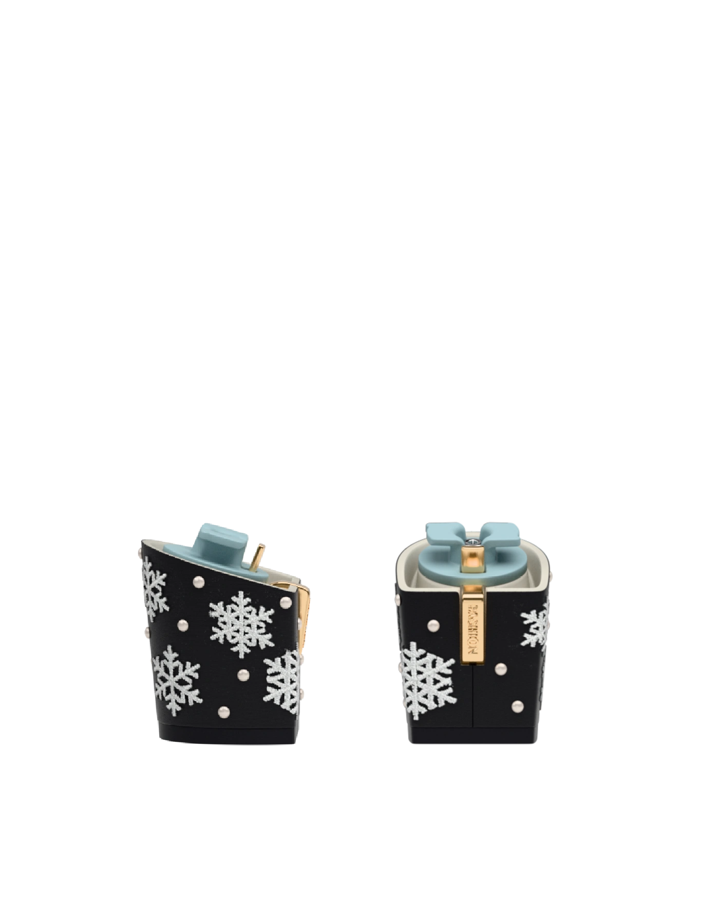 Block Heel Kit 3 Coal Snowflake Embroidery, 3-inch interchangeable block heel. Pashion convertible heels go from heel to flat and are customizable with interchangeable heel kits.