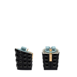 Block Heel Kit 3 Coal Stud, 3-inch interchangeable block heel. Pashion convertible heels go from heel to flat and are customizable with interchangeable heel kits.