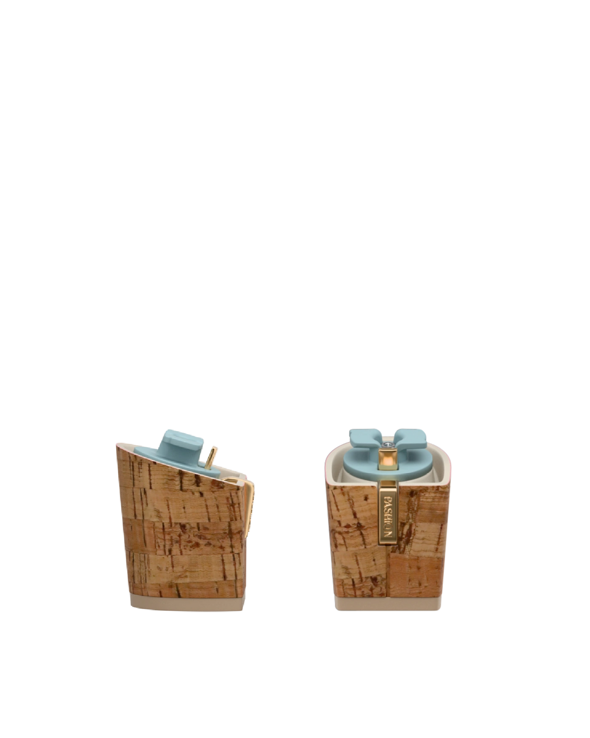 Block Heel Kit 3 Cork, 3-inch interchangeable block heel. Pashion convertible heels go from heel to flat and are customizable with interchangeable heel kits.