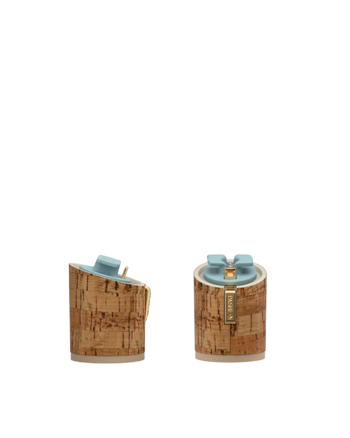 Cylinder Block Heel Kit 3 Cork, 3-inch interchangeable cylinder block heel. Pashion convertible heels go from heel to flat and are customizable with interchangeable heel kits.