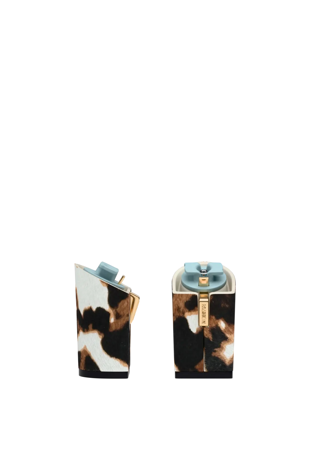 Block Heel Kit 4 Cow Print