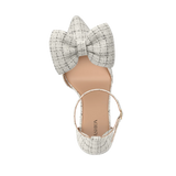 Bone Tweed Bow