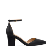 Diana D'Orsay - Coal Black Leather + Block Heel Kit 3 Coal Black