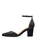 Diana D'Orsay - Coal Black Leather + Block Heel Kit 3 Coal Black