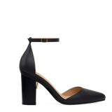 Diana D'Orsay - Coal Black Leather + Block Heel Kit 4 Coal Black