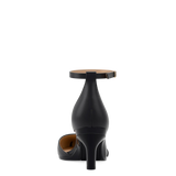 Diana D'Orsay - Coal Black Leather + Stiletto Heel Kit 3 Coal Black