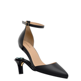 Diana D'Orsay - Coal Black Leather + Stiletto Heel Kit 3 Coal Black