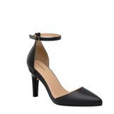 Diana D'Orsay - Coal Black Leather + Stiletto Heel Kit 4 Coal Black