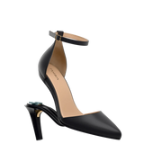 Diana D'Orsay - Coal Black Leather + Stiletto Heel Kit 4 Coal Black
