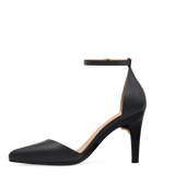 Diana D'Orsay - Coal Black Leather + Stiletto Heel Kit 4 Coal Black