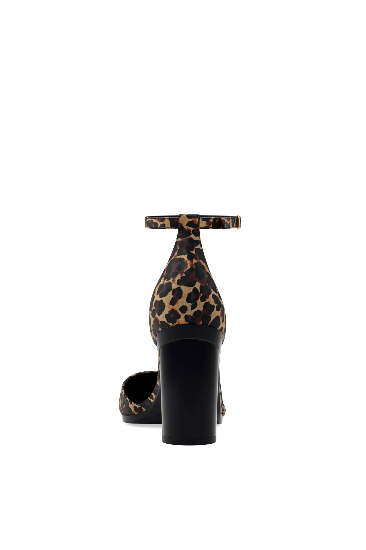 The D'Orsay - Coal Leopard Suede 4 Block