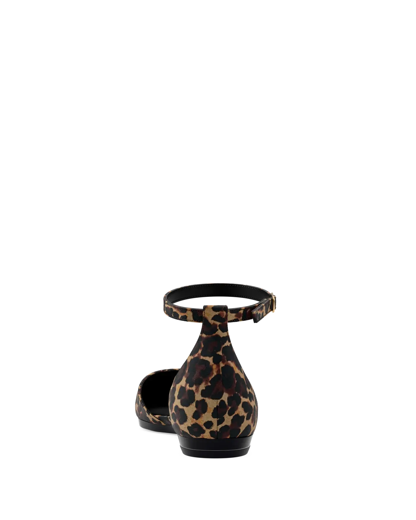 Diana D'Orsay - Coal Black Leopard Suede