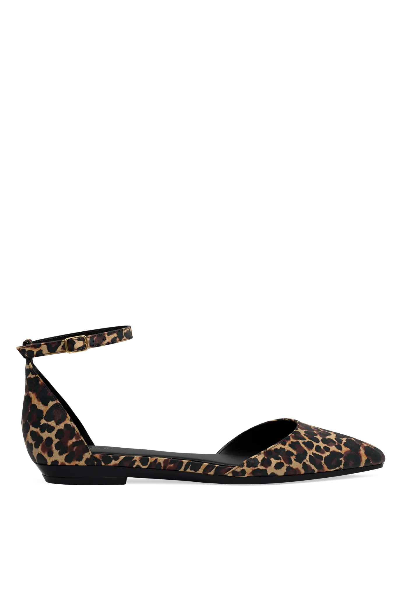 The D'Orsay - Coal Leopard Suede